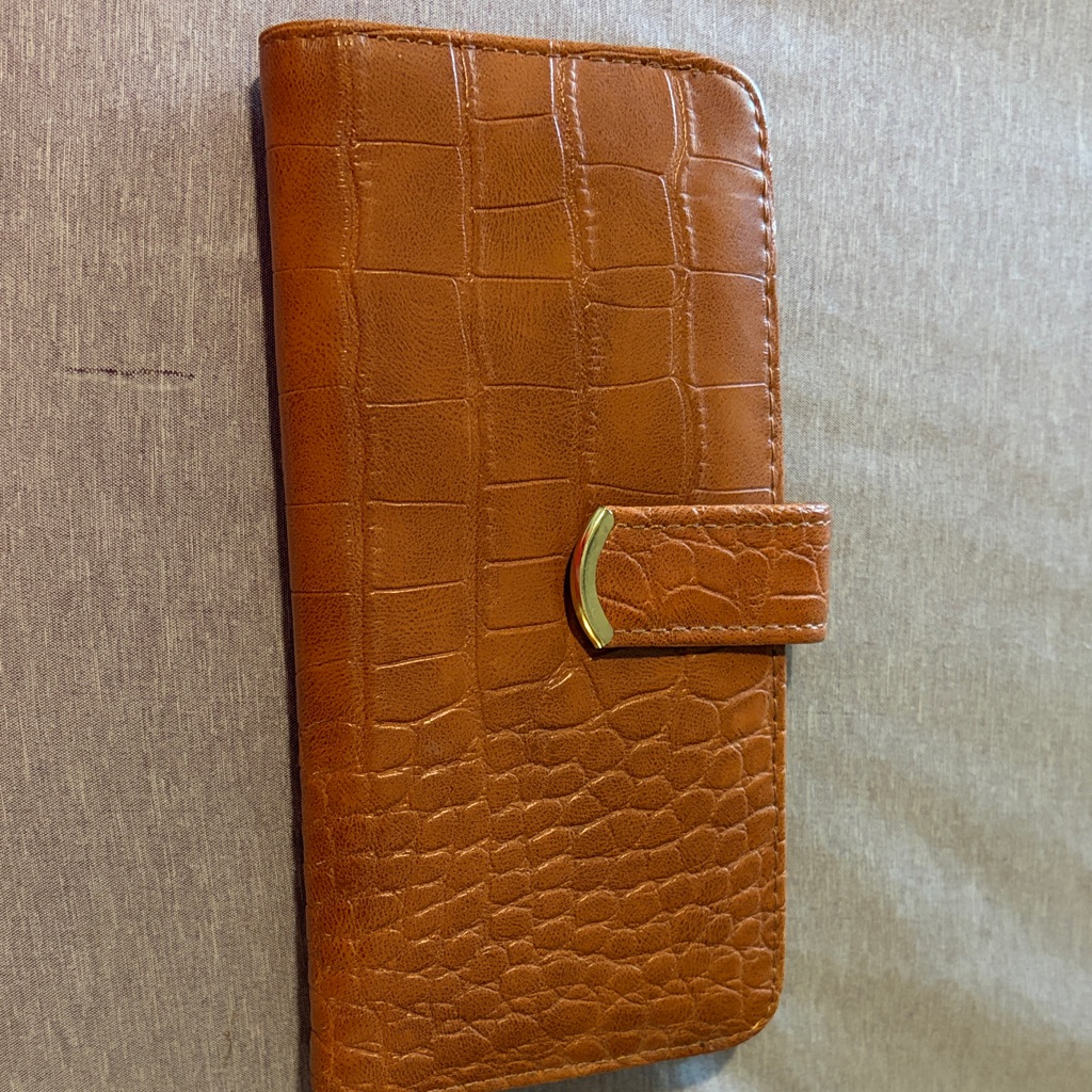 Brown Crocodile Pattern Wallet Brown Crocodile Pattern Wallet